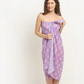 Purple Printed Sarong