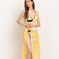 Tropical Wrap Around Beachwear Dress