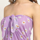 Purple Printed Sarong
