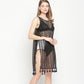 Black Lady Beachwear Dress